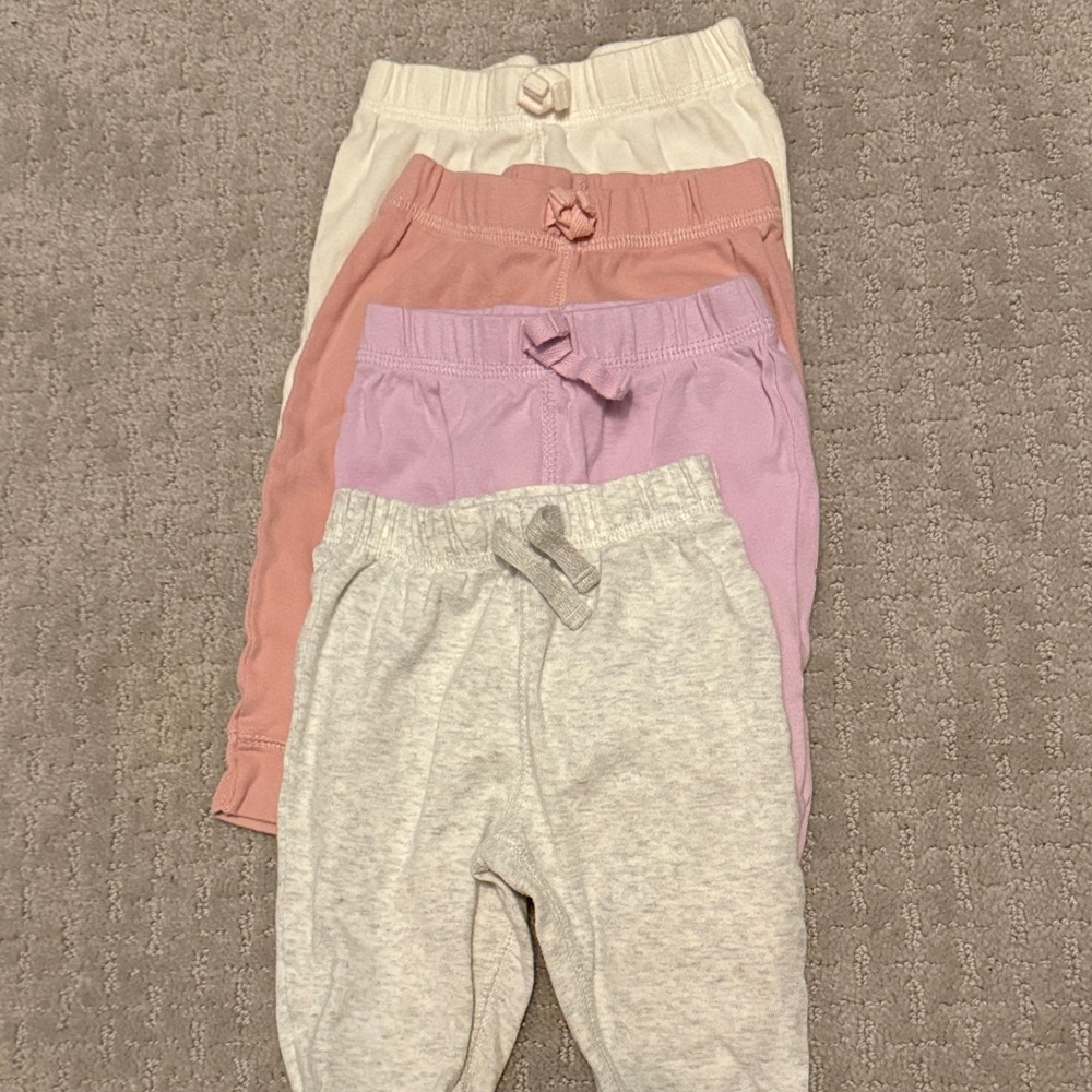 Carter's Kids Joggers - Cream, Pink, Purple, Gray
